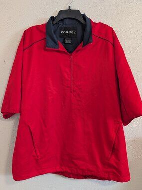 Zorrel men's size large golf quarter zip